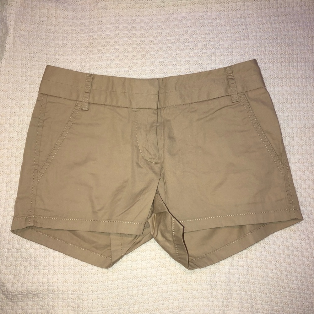 J. Crew Factory Chino Broken-In Shorts NWT Size 00